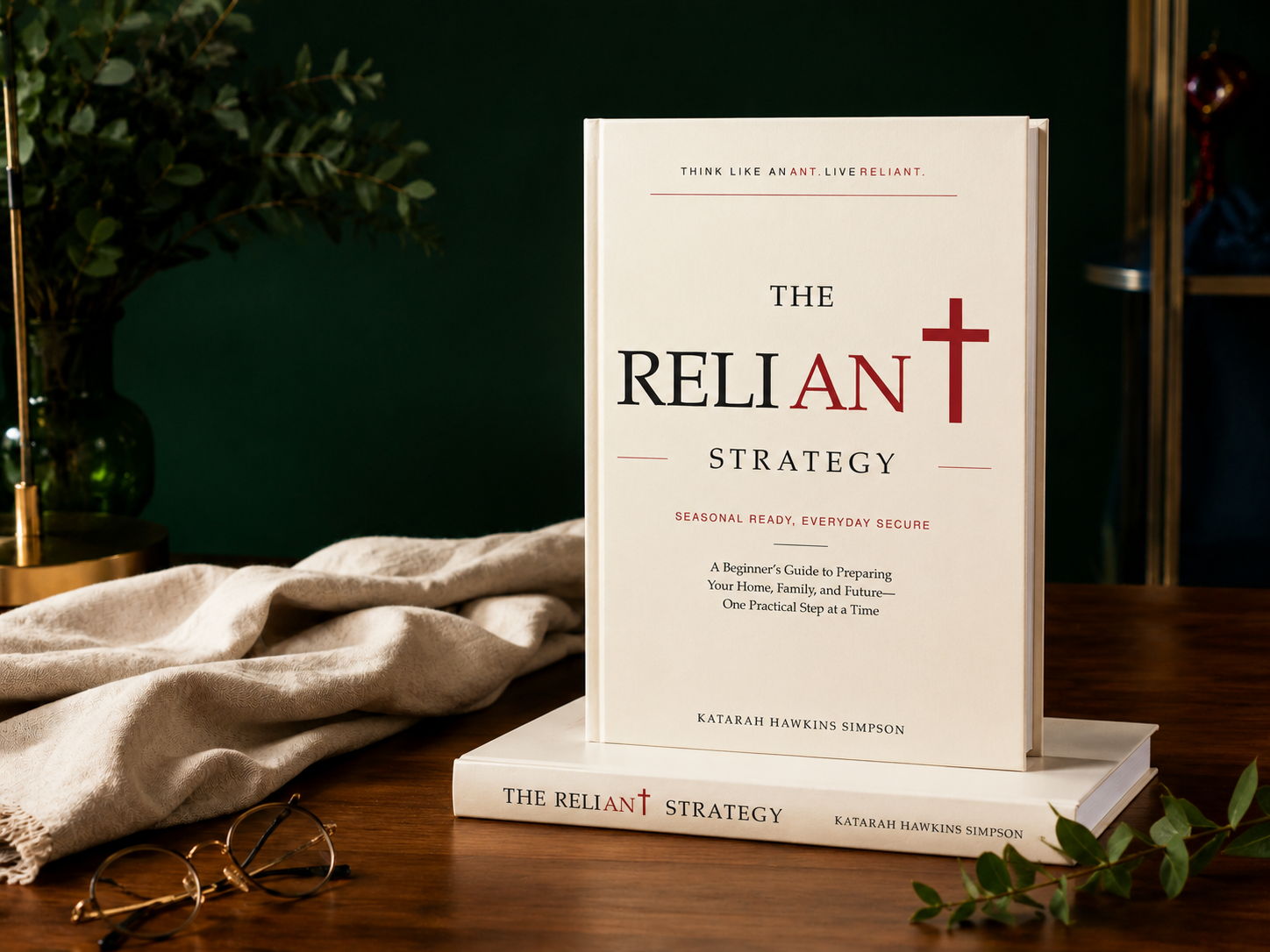 Elegant open books and manuscript pages on a warm writing desk